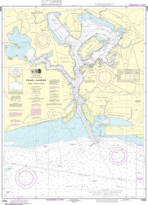 pearl harbor depth chart